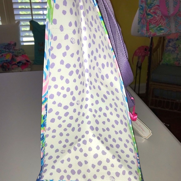 Lilly Pulitzer Market Tote Shell Of A Party - Picture 13 of 16